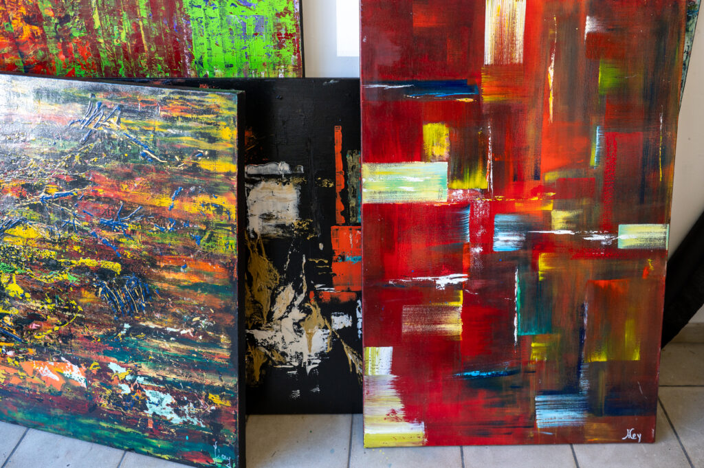 Jicey artiste peintre © Xavier Harismendy - Ville de Brive