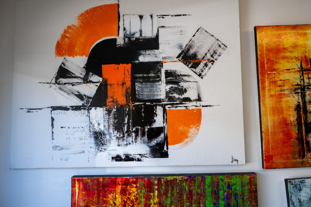 Jicey artiste peintre © Xavier Harismendy - Ville de Brive