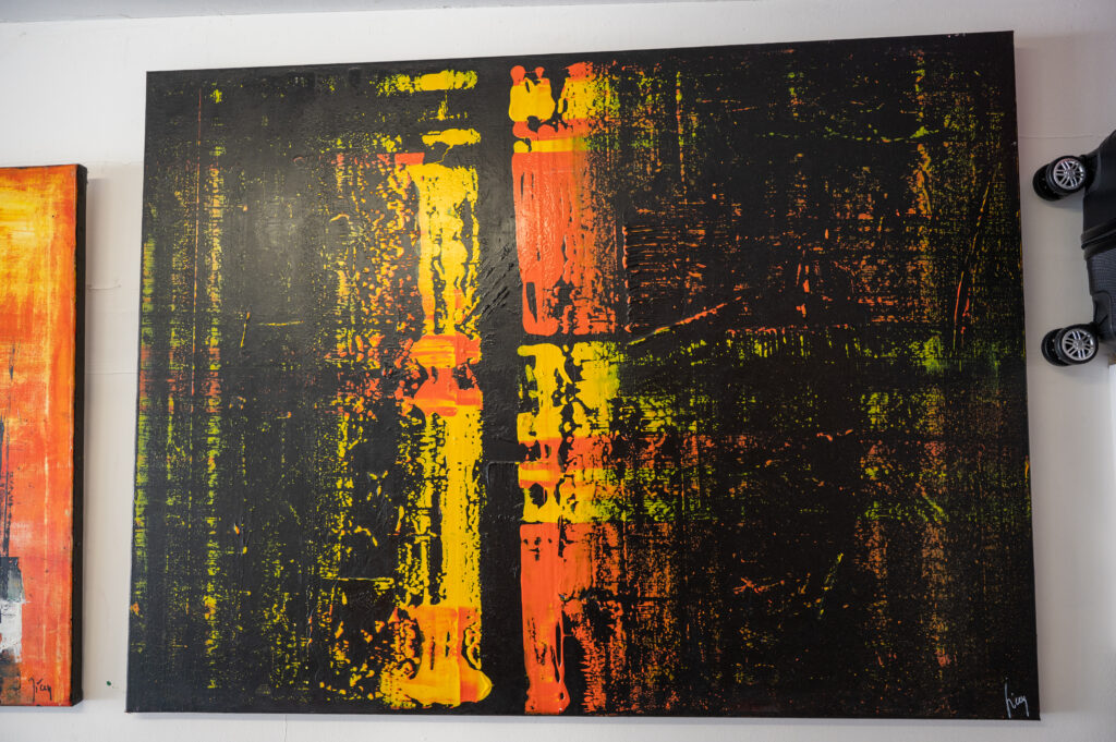 Jicey artiste peintre © Xavier Harismendy - Ville de Brive