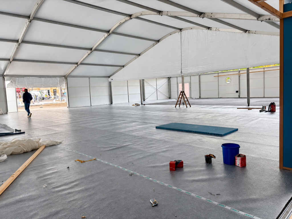 La nouvelle structure, de l'intérieur